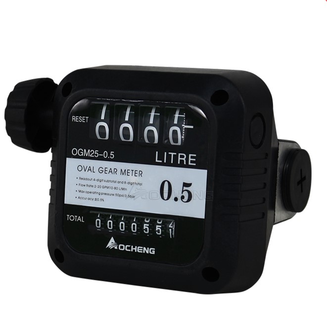 Đồng hồ đo dầu bánh răng OGM25-0.5 / Oval gear meter